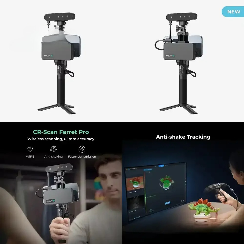 Escáner 3D profesional para eq - Handheld 3D Scanner High Precision reseña y precio